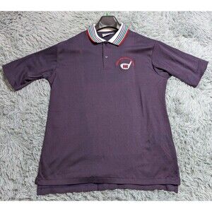 Vintage King Louie Golf Polo Shirt Mens XL Leukemia Golf Classic USA Made Blue‎